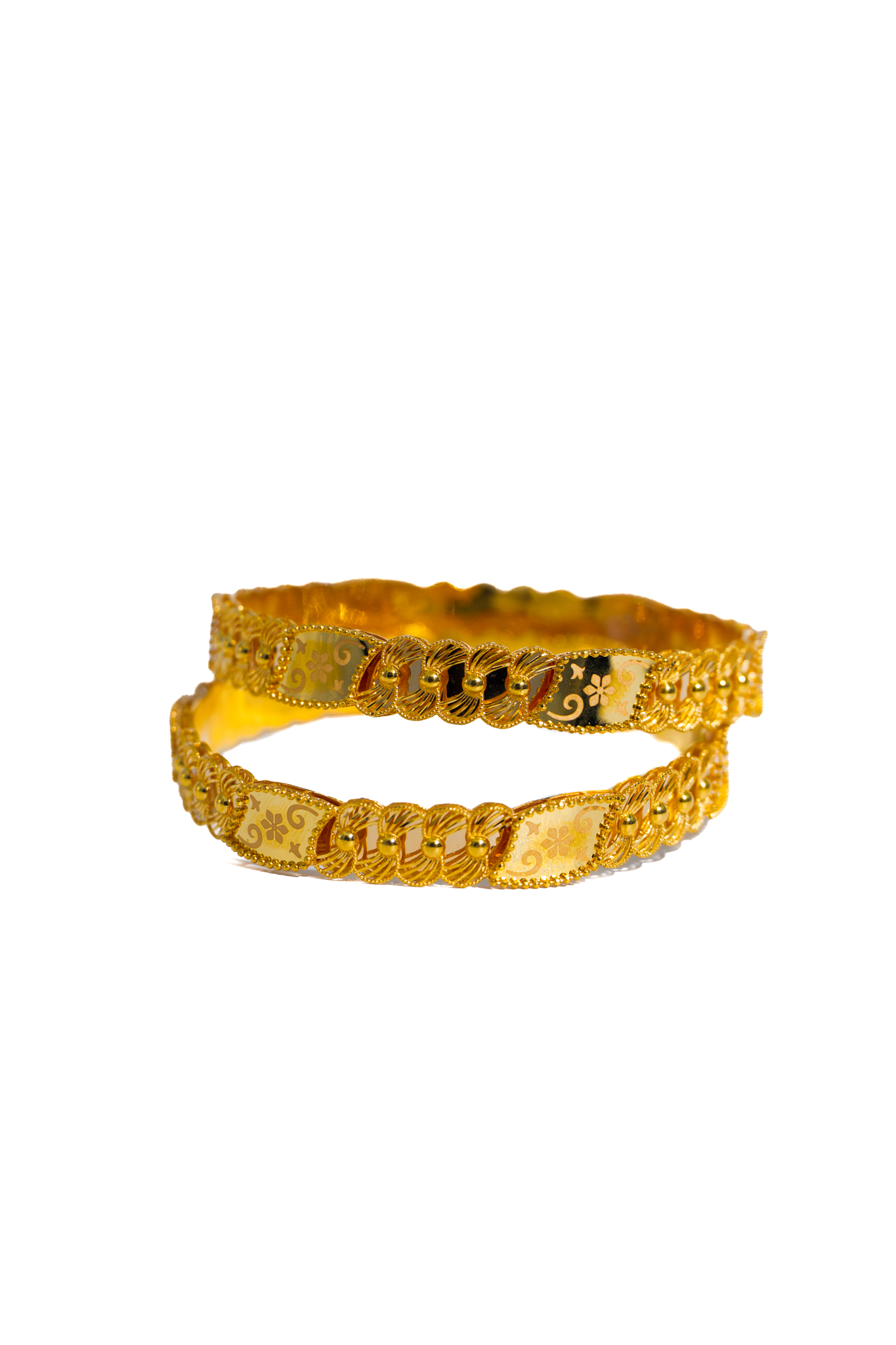 Floral Pattern Bangles
