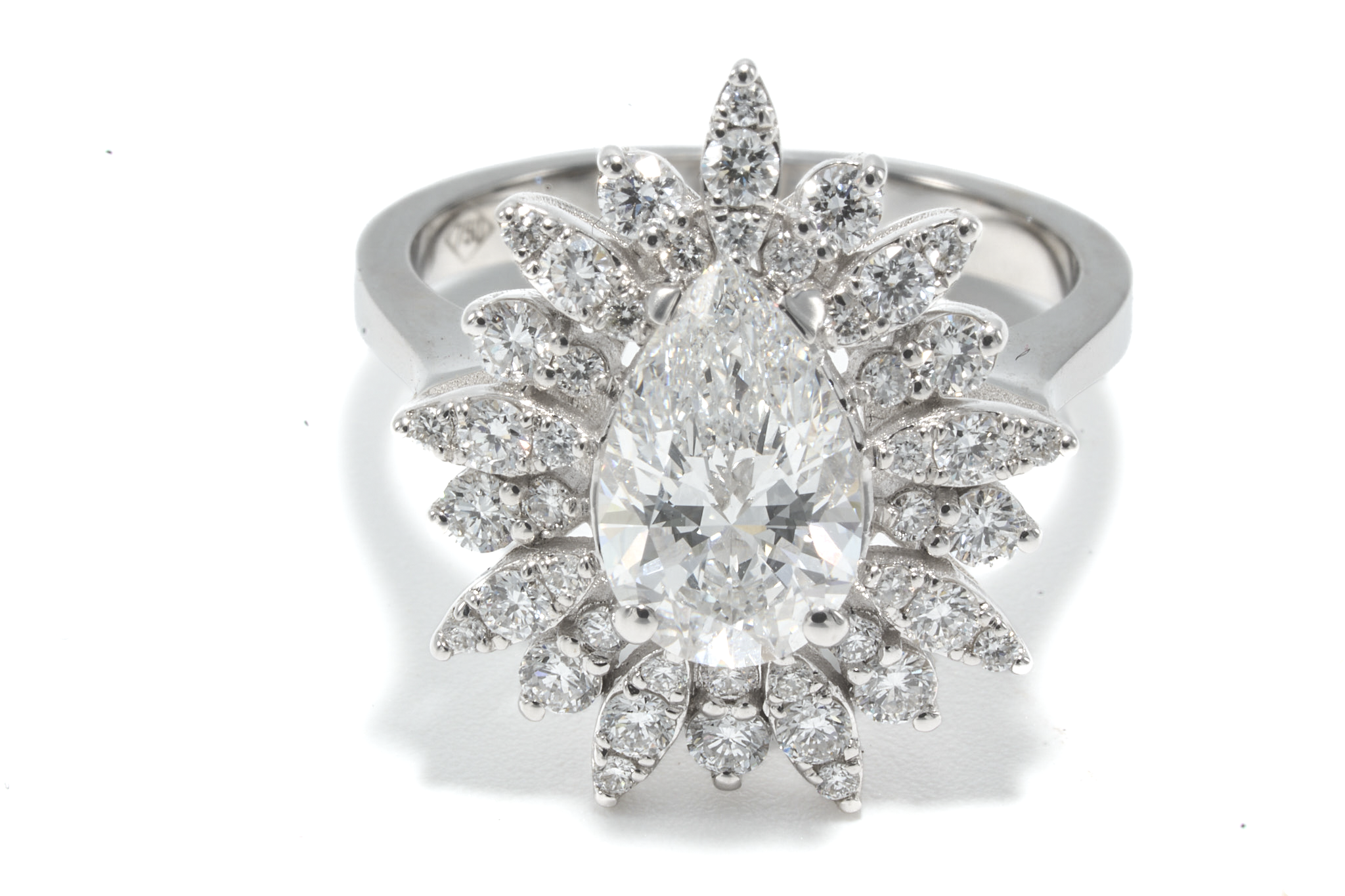 The Stella – 2.40CT Pear Lab Diamond Ring