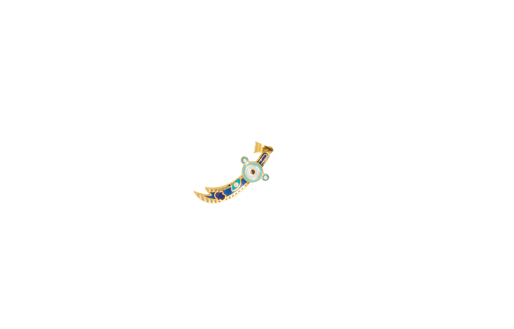 21K Sword Pendant