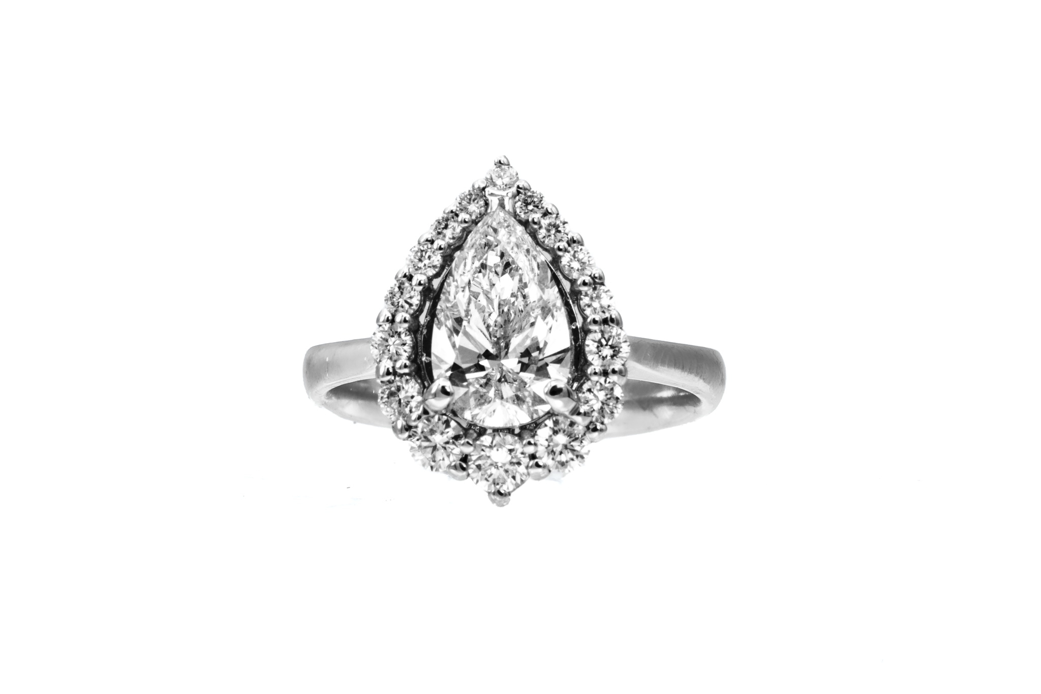 The Pearl – 1.53CT Pear Lab Diamond Ring