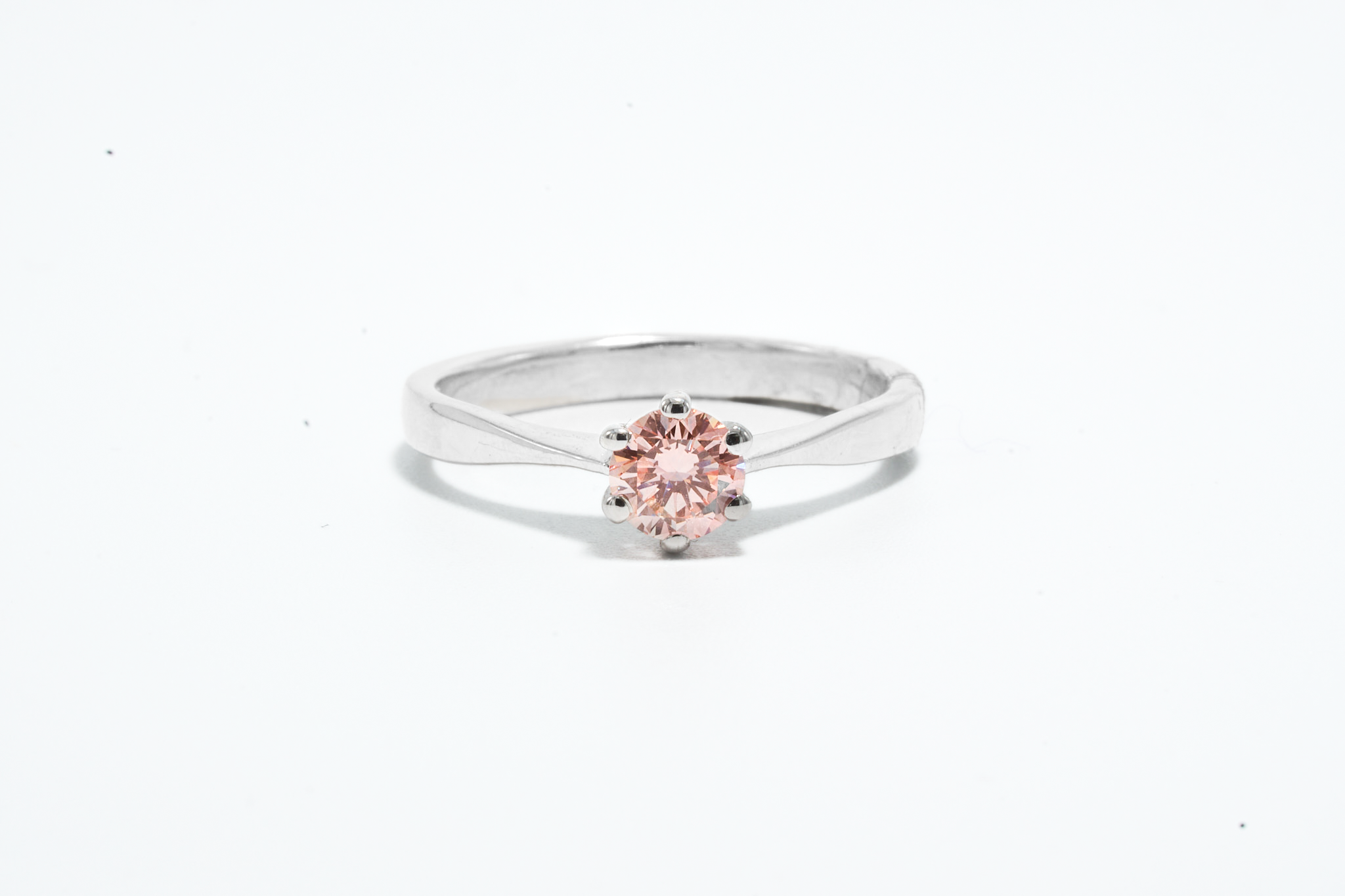 The Blush Petite – 0.75CT Pink Lab Diamond Ring